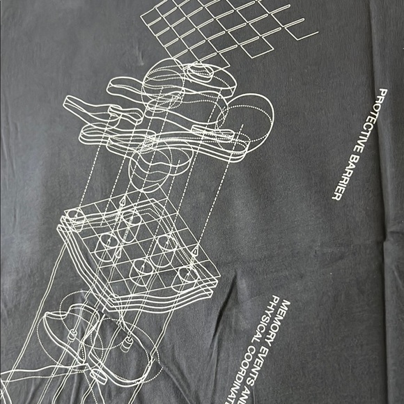 C2H4 Matrix of Consciousness printed distressed layered t-shirt - Picture 13 of 17
